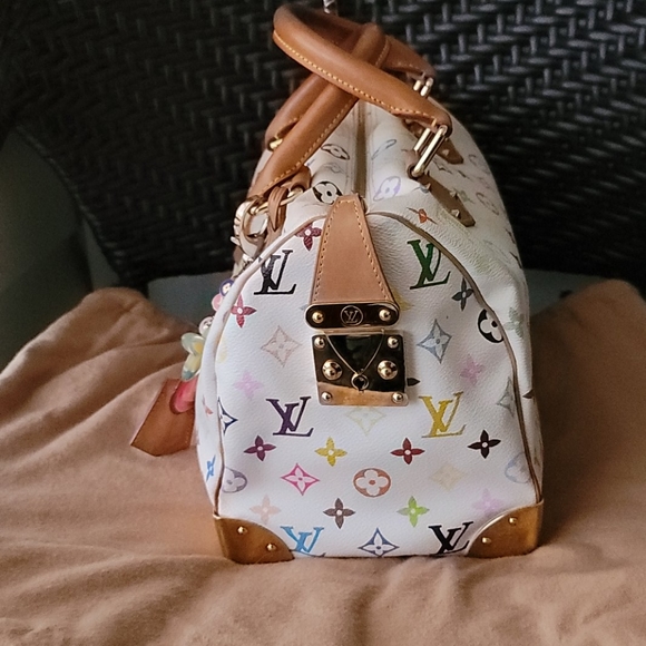 💖💛💙💕Louis Vuitton Multicolor Speedy 30💕💚💙💜 - Picture 4 of 17